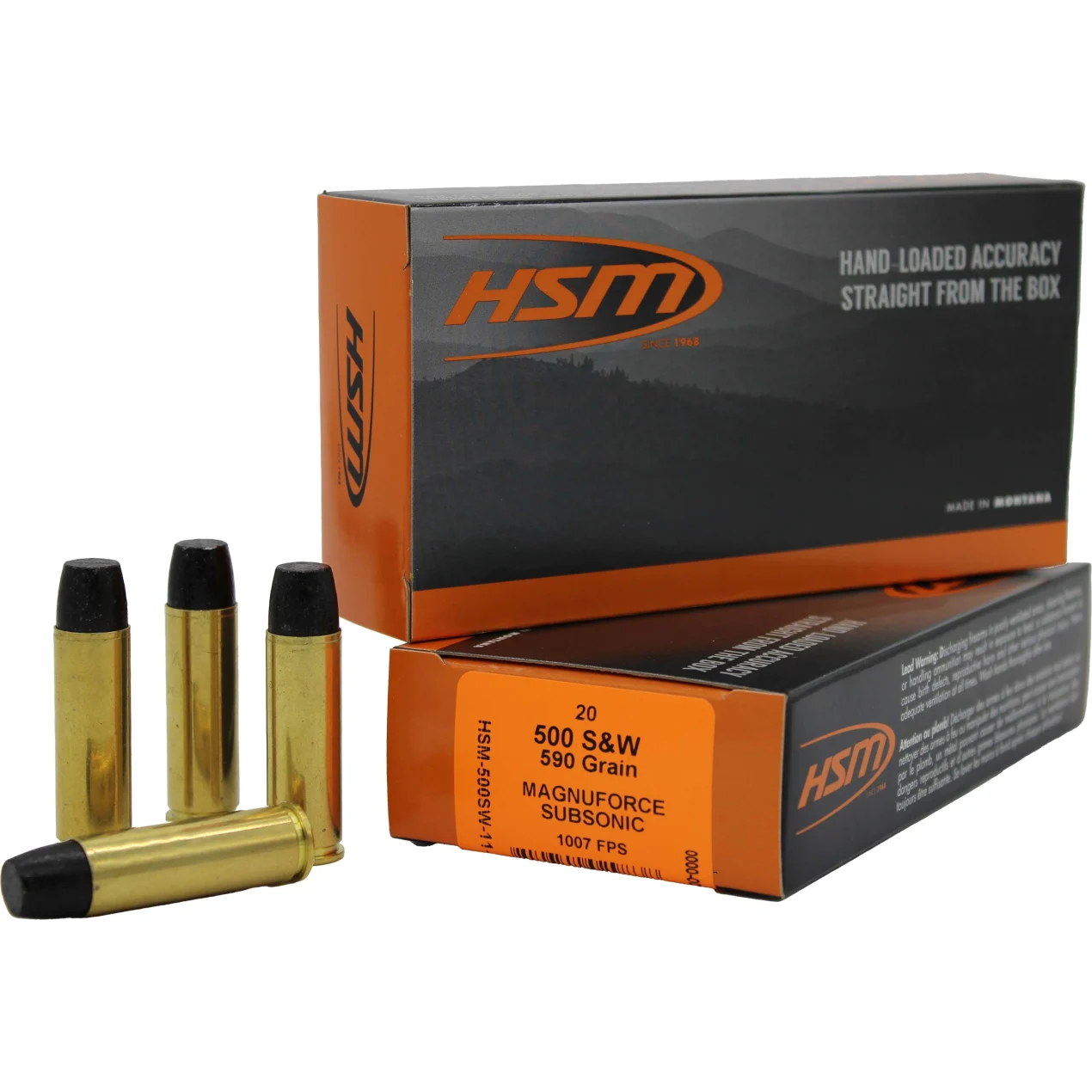 HSM SUBSONIC 500SW HITEK 590GR HCFN 20/25