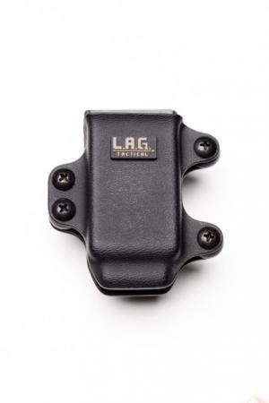 LAG Tactical Pistol Magazine Modular Carry System, 9/40 Full Size, Black, 34000