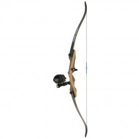 Fin-Finder Sand Shark Spin Doctor Reel Bowfishing Recurve Bow Package