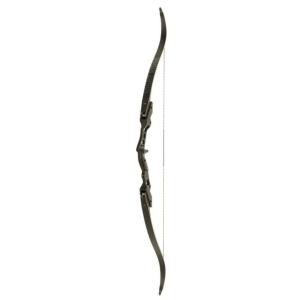 October Mountain Night Ridge ILF Recurve Bow 60 in. 50 lbs RH, Black, OMP1776050
