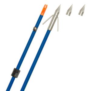 Fin Finder Raider Pro Bowfishing Arrow Blue w/ Bighead Point