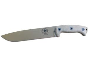 ESEE Knives Junglas Fixed Blade Knife 10.38 Drop Point 1095 Carbon Steel Blade Micarta Handle Gray - 598865"