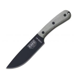 Esee Knives Esee-6,Pe W/Modified Hndl,Lethr Shth ESEE-6HM-B