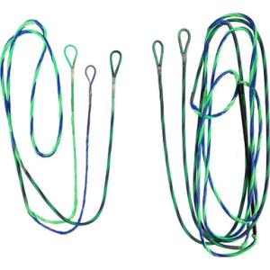 FirstString Genesis String and Cable Set Flo Green/ Blue 5A25-AO-0110156