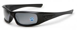 ESS 5B Tactical Sunglasses, Black Frame, Polarized Mirrored Gray Lens EE9006-03