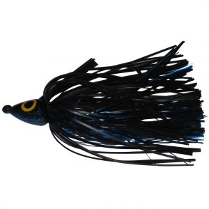 Lethal Weapon II Swim Jig Lure 1/4" - Black/Blue