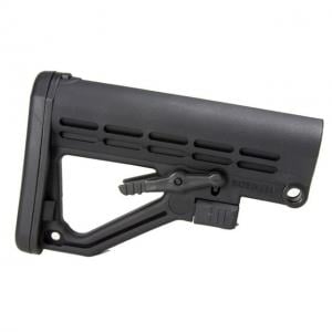 JE Machine Tech AR Skeleton A-Frame Adjustable Buttstock, Mil-Spec, Black, PS-ST8B