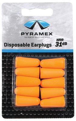 Pyramex Safety Products PYDP1000 DP1000 Uncorded Taper Fit Disposable Ear Plugs