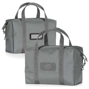 Savior Equipment Mini Hauler Duffle Bag, 2 Pack, Gray, 12.25x8.5x6in, SP-DUFMINI-2P-GS