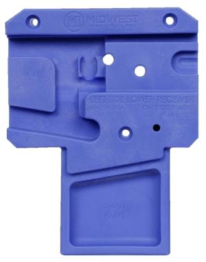 Midwest Industries 308 AR Lower Receiver Block, Blue, MI-LRB308