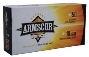 Armscor 10MM 180GR FMJ 50 ROUNDS