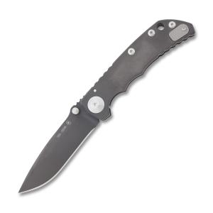 Spartan Harsey with Black Titanium Handle and Black CPMS35VN Stainless Steel Blade