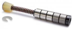 JP Enterprises Gen 2 Silent Capture Spring System, 9mm, Short Stroke, 3 Steel/ 2 Tungsten Masses, Black/Silver, JPSCS2-9SS-5H2