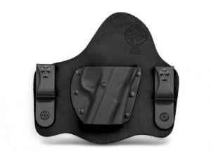 CrossBreed Holsters SuperTuck IWB Holster, Leather/Kydex, Right Hand, For Sig 320 Sub Compact 9mm, .40SW, .357SIG, Black Cowhide, STH-R-2426-X-CB-SC