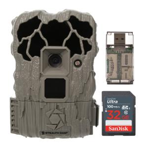 Stealth Cam STC-VL22 22MP Trail Camera with 32GB Memory Card and Card Reader