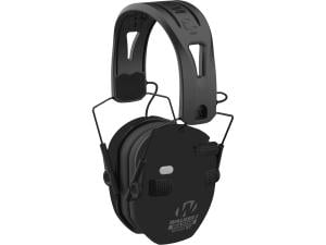 Walker's Razor Slim Quad Electronic Bluetooth Earmuffs (NRR 21dB) with Gel Earpads and Tacti-Grip Headband - 471500
