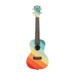 Kala Brand Music Co Kala Surf Series Far Out 4-Strings Concert Ukulele with Rosewood Fingerboard and Satin Finish