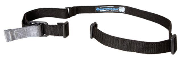 Blue Force Gear Vickers Combat Applications Unpadded Sling w/Nylon Adjuster, Black VCAS-125-OA-BK