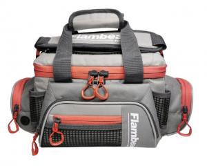 Flambeau 4007 Pro-Angler Tackle Bag, Grey/Red, FL30005