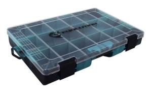 Evolution Outdoor Drift Series 3600 Colored Tackle Tray, Seafoam Green/Black, 3600, 36008-EV
