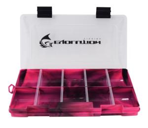 Evolution Outdoor Drift Series 3500 Colored Tackle Tray, Pink/Black, 3500, 35020-EV