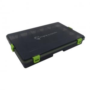 Evolution Outdoor 3700 4-latch Waterproof Tackle Tray, Green - 31025-EV
