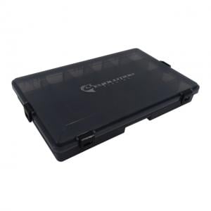 Evolution Outdoor 3700 4-latch Waterproof Tackle Tray, Black - 31026-EV