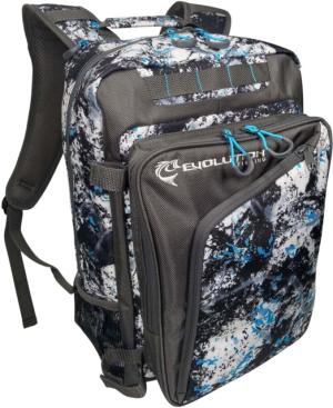 Evolution Outdoor Largemouth 3700 Tackle Backpack, Includes 2 Trays, Quartz Blue, 34023-EV