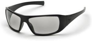 Pyramex Goliath Safety Glasses - Black Frame and Clear Lens