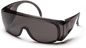 Pyramex Solo Safety Glasses - Gray Lens, Gray Frame S520S