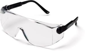 Pyramex Defiant Safety Glasses - Clear Lens, Black Frame SB1010S