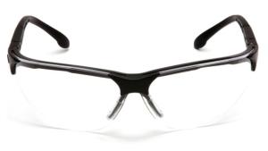 Pyramex Rendezvous Safety Glasses - Clear Anti-Fog Lens, Black Frame SB2810ST