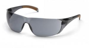 Carhartt Billings Safety Glasses, Gray Lens w/ Gray Temples CH120S