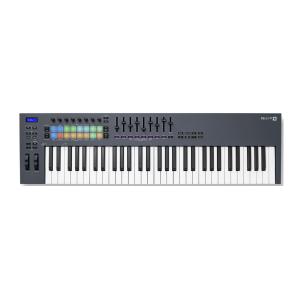 Novation FLkey 61-Key 3 Chord Mode MIDI Keyboard Controller for FL Studio with Musical Software in Black