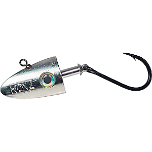Ron Z Lures RonZ Lures Heavy-Duty Swing-Hook Big-Game Jigheads - Gray