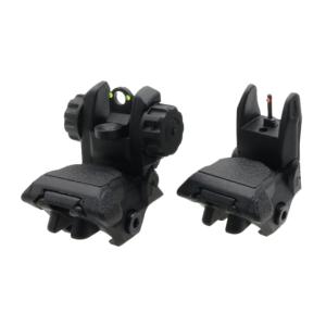 Tiger Rock Tacitcal Polymer Top Mounted Deployable Front and Rear Sight, Black, RSPRG