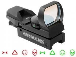 Aim Sports Dual Illuminated Reflex Sight Warfare Edition Red / Green Illumination