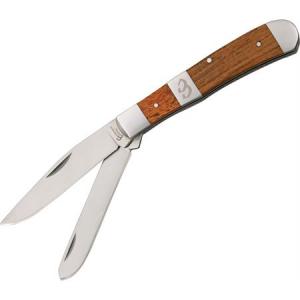 Cattlemans Cutlery 0002RW2 Stockyard Trapper Folding Pocket Knife with Rosewood Handle