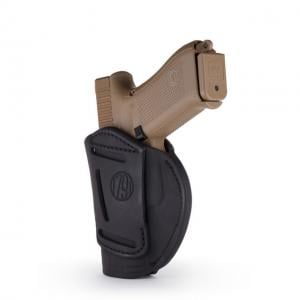 1791 Gunleather 4 Way Concealment & Belt Leather Holster, Beretta 92s/M9, Sig 226/229, Left Hand, Stealth Black, Size 5, 4WH-5-SBL-L