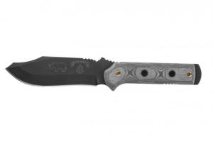 Tops Knives Black Rhino Fixed Blade Knife, Gray, 5.50in, BRM-101