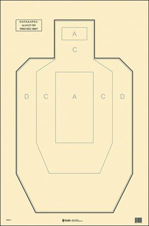 Action Target USPSA PAPER TARGETS 100 BX