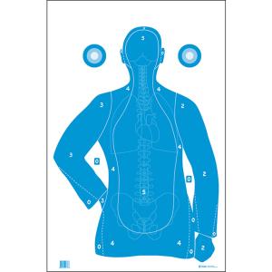 Action Target B-21E Silhouette Paper Target 23"x35" 100 Count