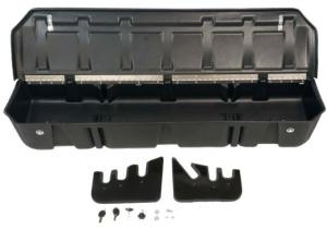 Du-Ha Underseat Storage, Lockbox with Lockable Lid, 15-19 Ford F-150 SuperCrew, Black, Oversized, 20116