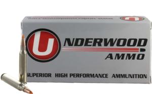 Underwood Ammo .223 Remington 50 Grain Polymer Tipped Spitzer Nickel Plated Brass Cased Rifle Ammo, 20 Rounds, 421