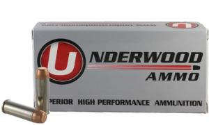 Underwood Ammo .45 Colt 250 Grain Full Metal Jacket Nickel Plated Brass Cased Pistol Ammo, 50 Rounds, 432