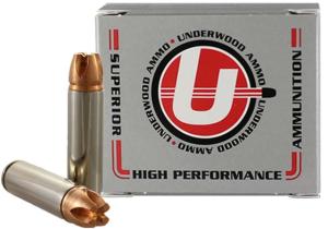 Underwood Ammo .500 Auto Max 350 Grain Solid Monolithic Nickel Plated Brass Cased Rifle Ammo, 20 Rounds, 925