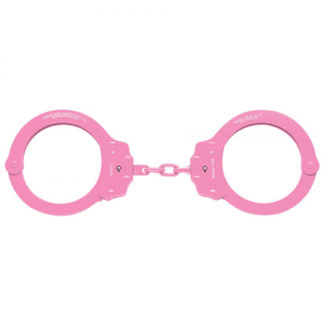 752CP Oversize Chain Handcuff Pink