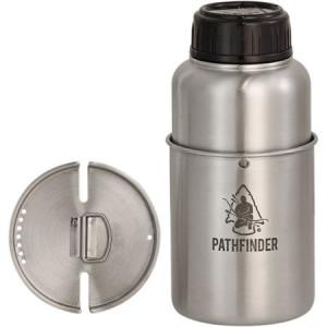 Pathfinder H006 32 Oz Bottle and Nesting Cup Set with Stainless Steel Construction