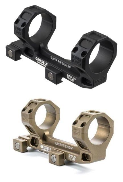 Geissele AR-15/M4 Super Precision Series Hyper Extended Scope Mount,34mm,7075-T6 Aluminum,Desert Dirt Color 05-418S