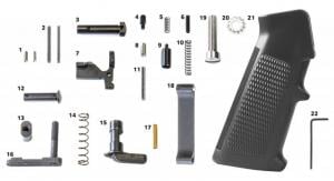 Geissele Standard Lower Parts Kit with Grip, 05-987